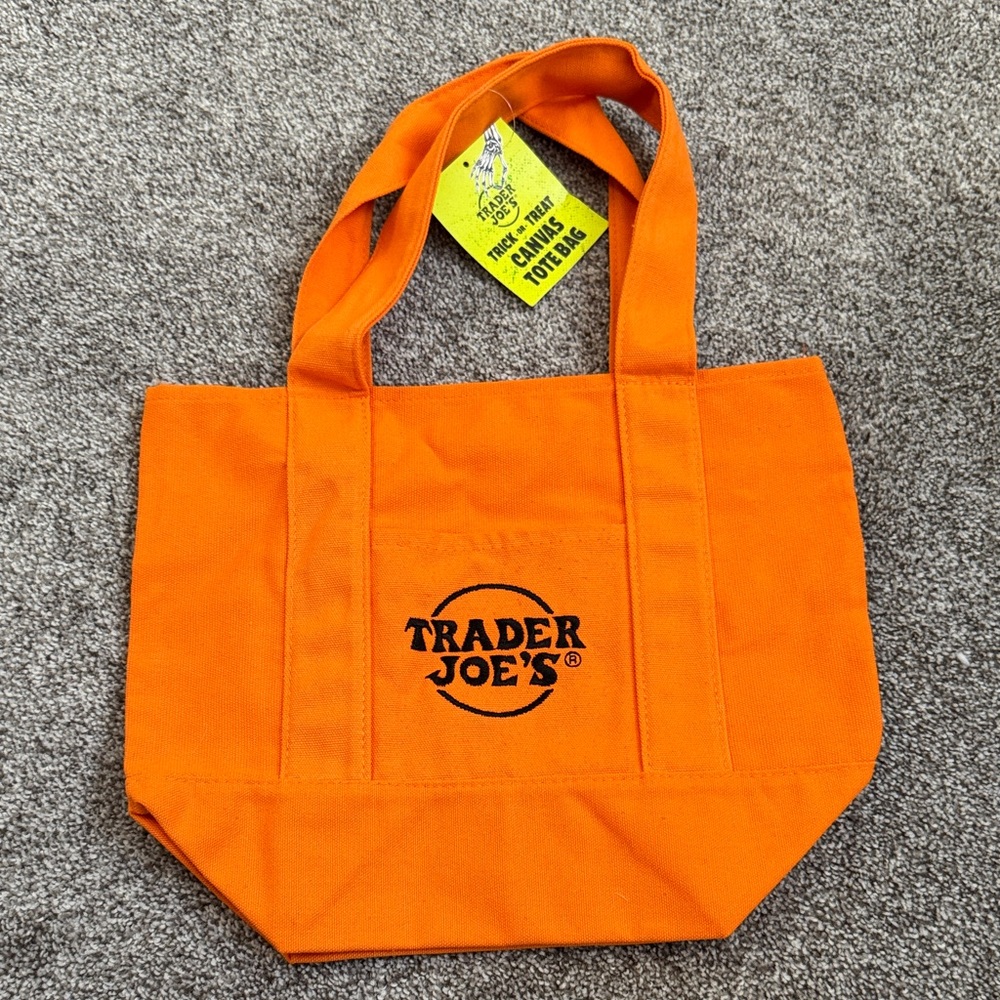 Trader Joe's Orange Tote Bag